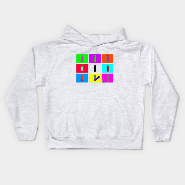 Typologies Kids Hoodie by AniMagix101